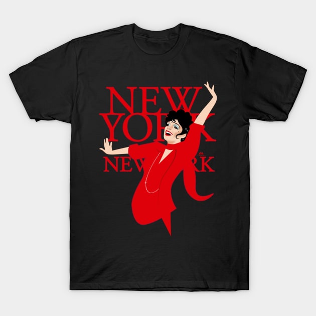 New York, New York T-Shirt by AlejandroMogolloArt